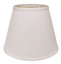 White No Slub Innsbruck Empire Lamp Shade - 11.00" H x 14.00" W x 14.00" D on a white background