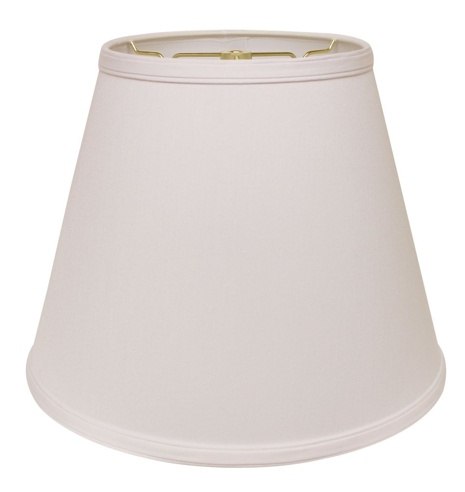 White No Slub Innsbruck Empire Lamp Shade - 11.00" H x 14.00" W x 14.00" D