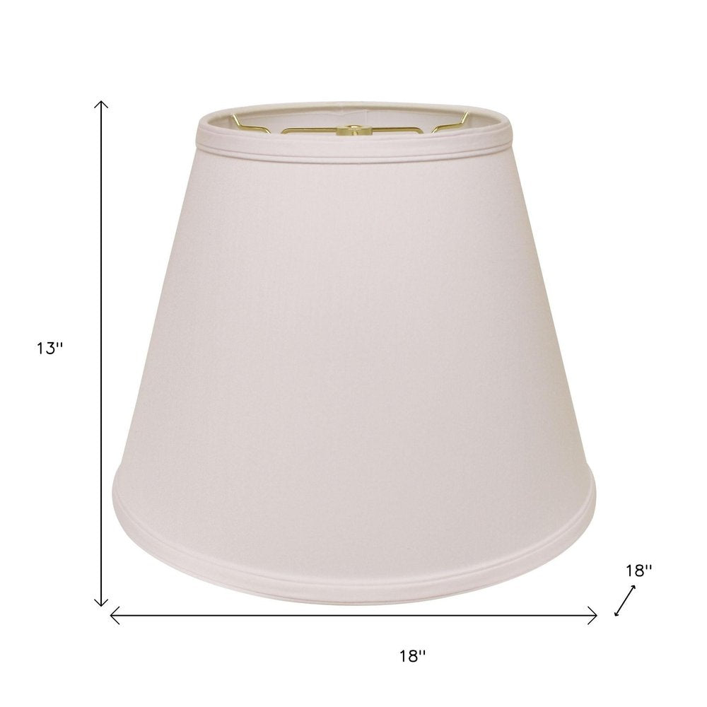 White No Slub Innsbruck Empire Lamp Shade on a white background