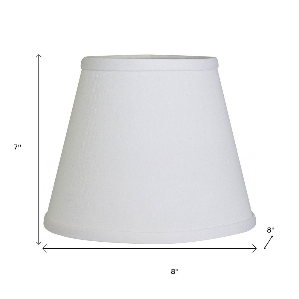 White No Slub Innsbruck Empire Lamp Shade on a white background