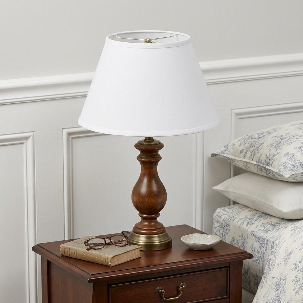 White No Slub Innsbruck Empire Lamp Shade