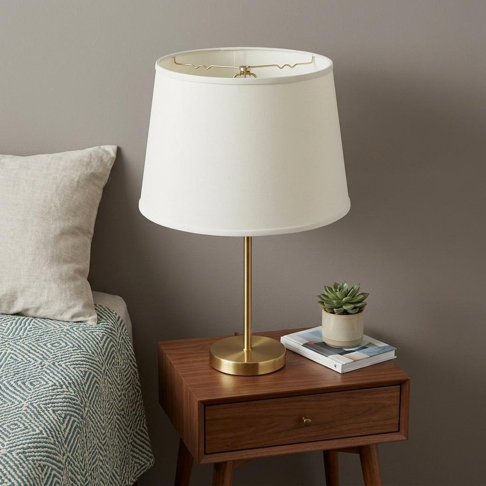 White No Slub Innsbruck Empire Lamp Shade