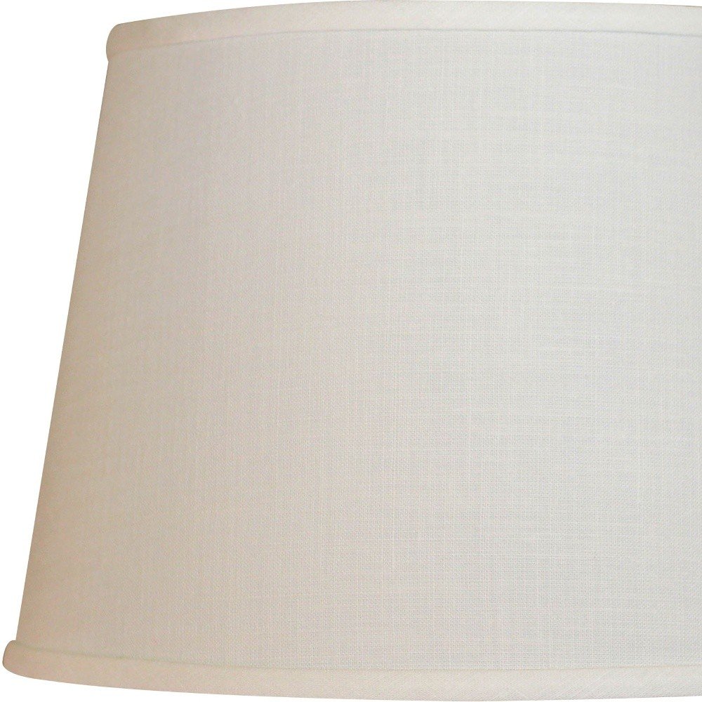 White Linen Empire Lamp Shade close-up detail