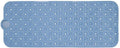 Detail view of 40" Blue Bubbles Non Slip Bathtub Mat, filling the frame with the blue plastic texture.