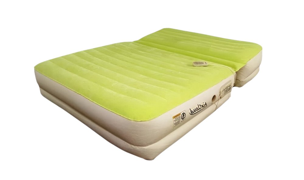 Incline Adjustable Moss Green Inflatable Queen Size Air Mattress
