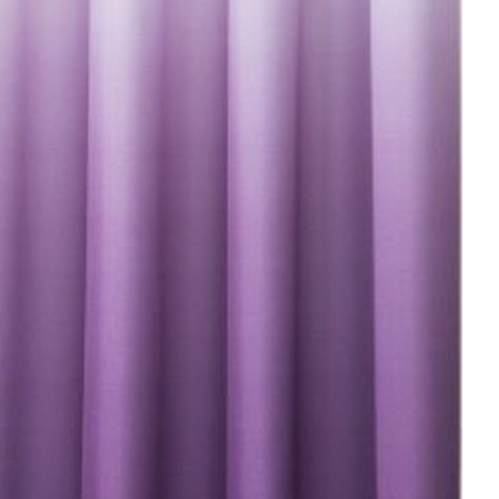 Set of Two 84" Purple Ombre Window Curtain Panels close-up detail
