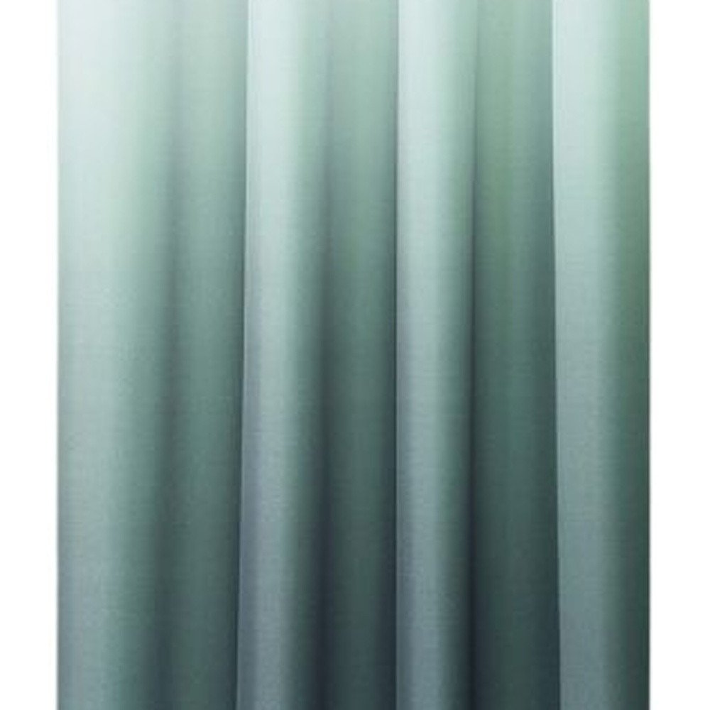 Set of Two 84" Blue Ombre Shades Window Panels on a white background