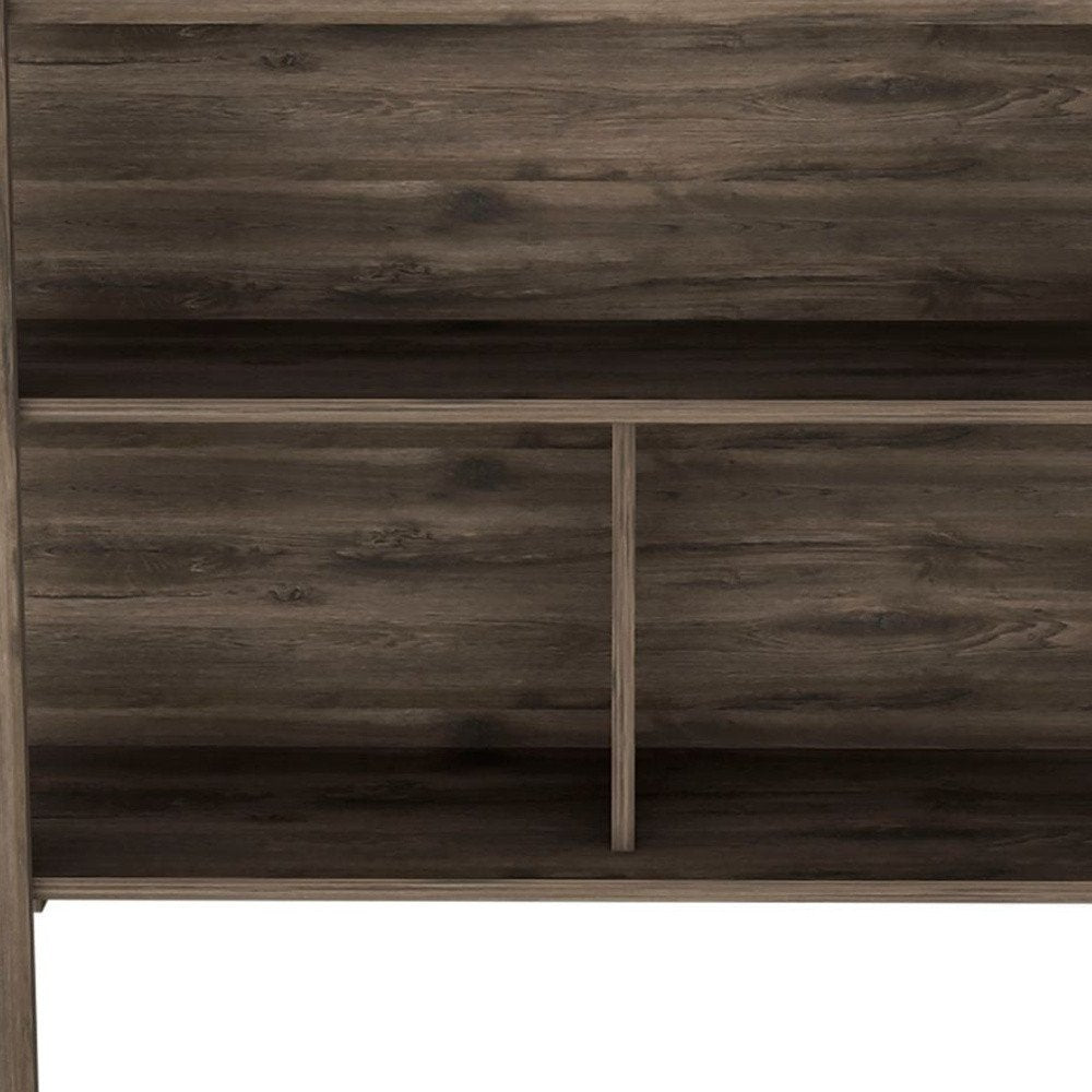 Brown 41" Kitchen Island With Storage close-up detail