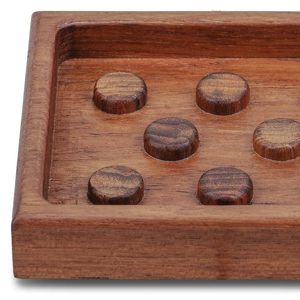 Designer Genuine Teak Soap Dish close-up detail