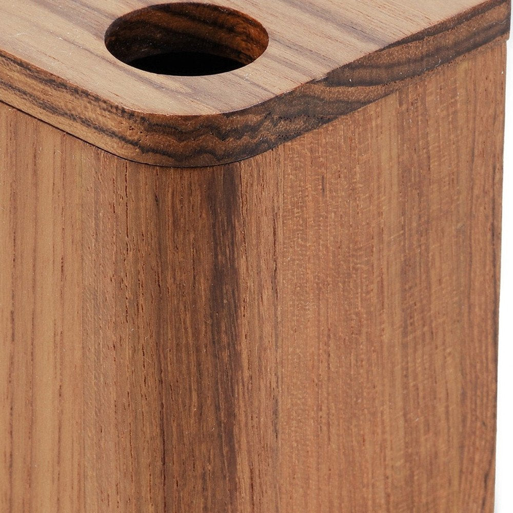 4" Brown Bathroom Storage Container