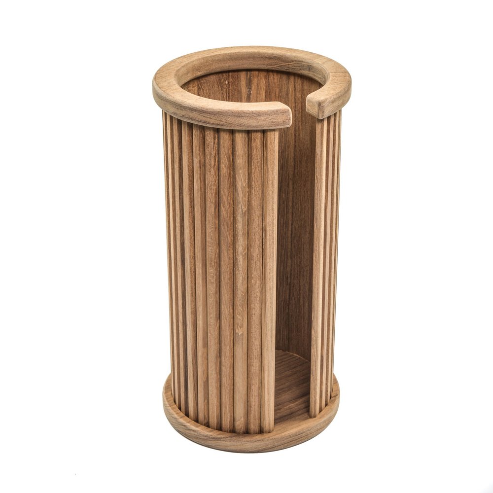 12" Brown Toilet Paper Holder