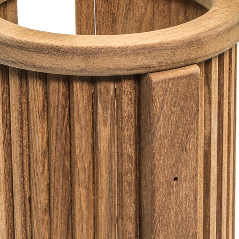 12" Brown Toilet Paper Holder