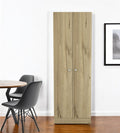 71" Oak Wood Pantry Or Storage Closet