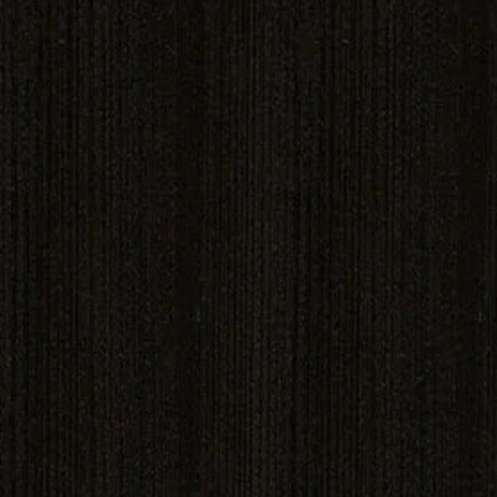 47" Black Wood Pantry Or Storage Closet photographed against a dark studio background in black.