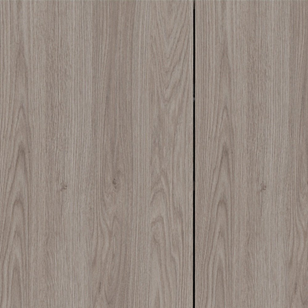 71" Light Gray Wood Pantry Or Storage Closet close-up detail