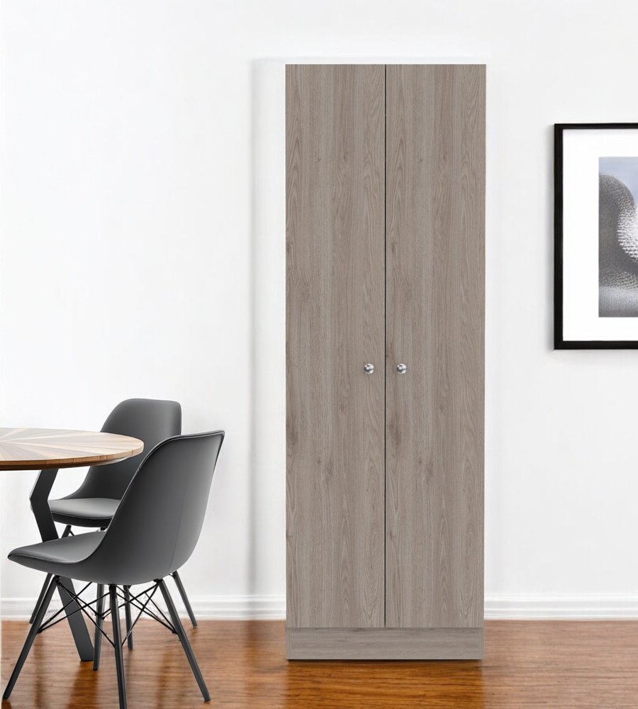71" Light Gray Wood Pantry Or Storage Closet - SKU 477672