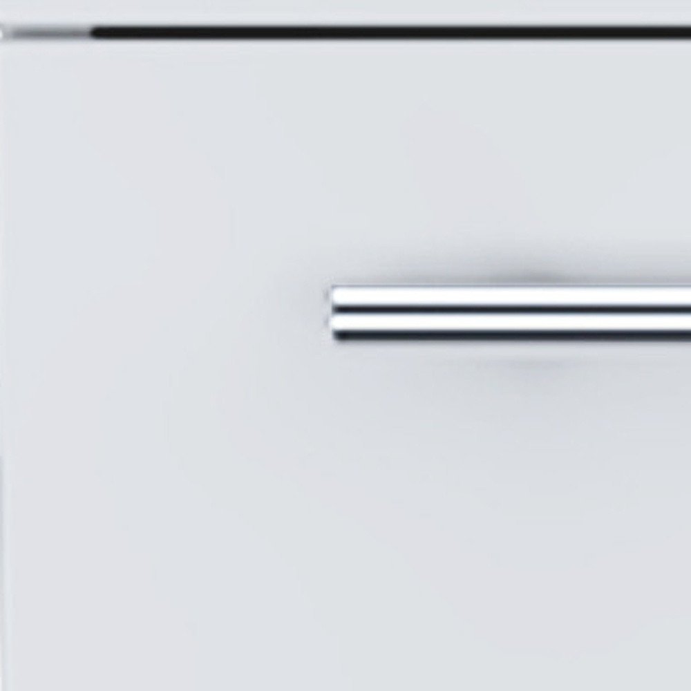 White Rolling Bar Cart With Wine Storage on a white background