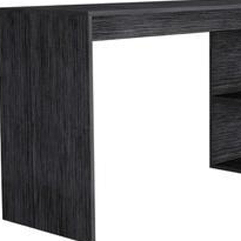 60" Gray L Shape Computer Desk. Desk in gray.
