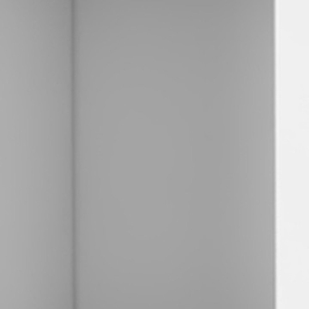 59" White Wood Wall Mounted Accent Cabinet With Four Doors detail shot of the white wood finish.