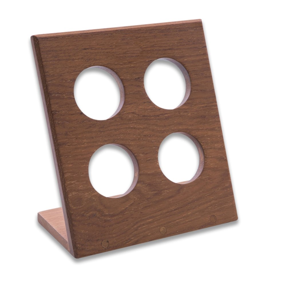 Free Standing 6.00 " Wood Coffee Storage & Accessories - 7.00" H x 6.00" W x 3.00" D