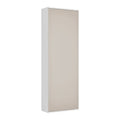 White Ten Pair Wall Mounted WoodShoe Rack on a white background