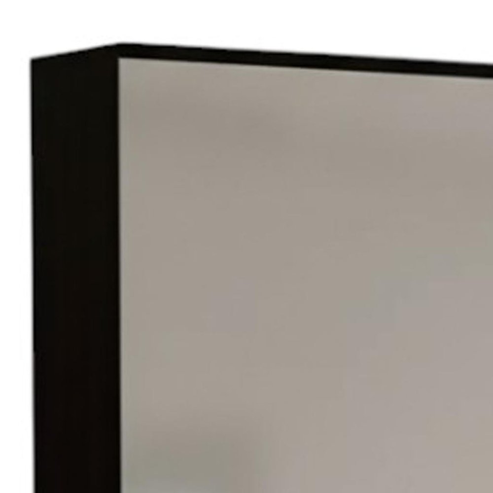 Dark Brown Ten Pair Wall Mounted WoodShoe Rack close-up detail