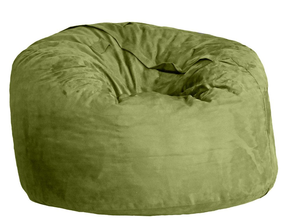 47" Orange Microsuede Classic Bean Bag