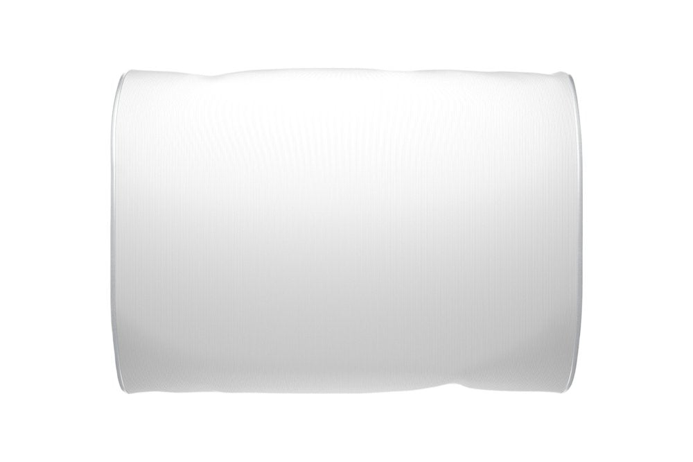 Silver Silk Open Ended Pillowcase on a white background