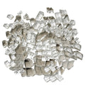 Clear Round Reflective Fire Pit Glass on a white background