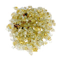 Gold Round Reflective Fire Pit Glass on a white background