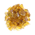 Chestnut Round Reflective Fire Pit Glass on a white background