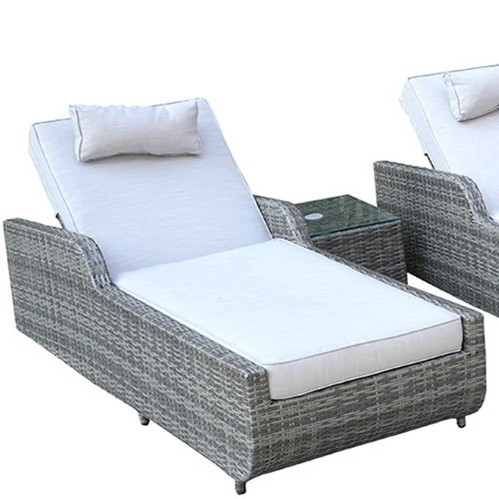 Twelve Piece Gray Wicker Multiple Chairs Seating Group With Fire Pit And Table - SKU 479154
