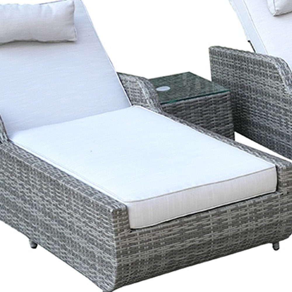 Twelve Piece Gray Wicker Multiple Chairs Seating Group With Fire Pit And Table - SKU 479154