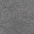 Gray Damask King Quilt close-up detail