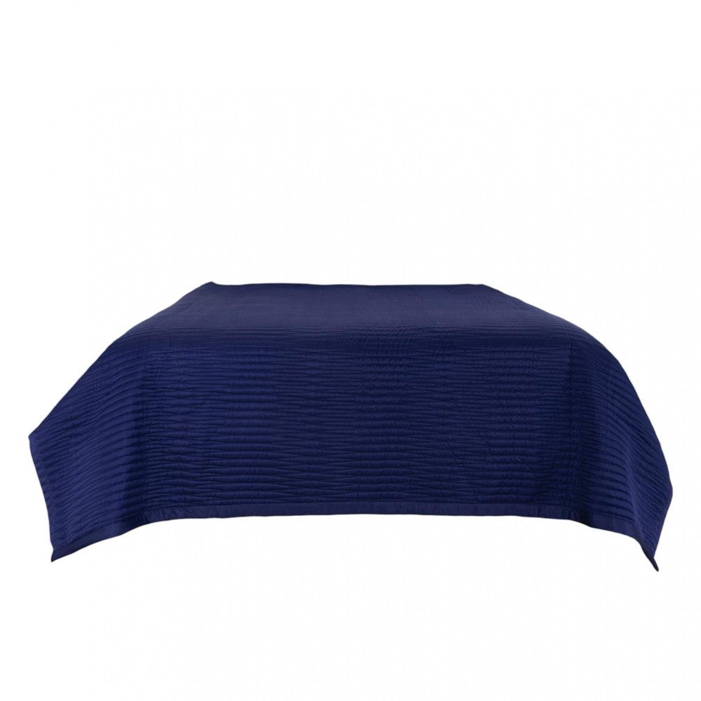 Indigo Geometric King Quilt