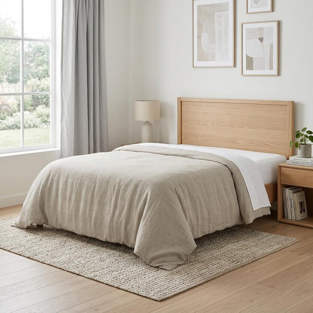 Stone King Linen Dry Clean Only Polyester Down Alternative Comforter