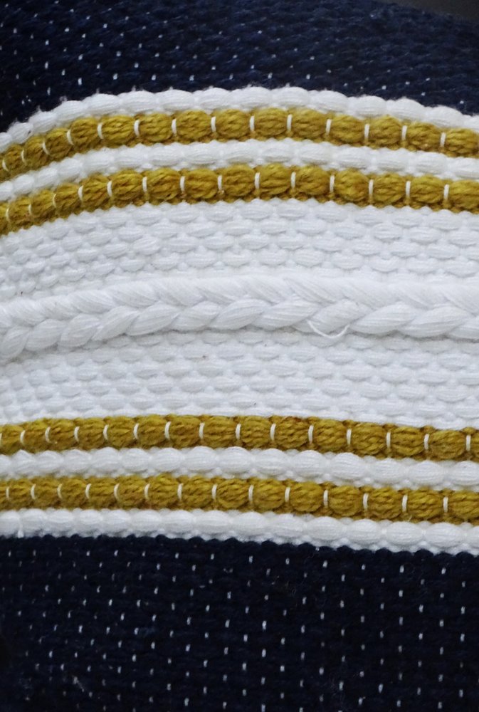 18" X 18" Black And Yellow Zippered Striped Indoor Outdoor Throw Pillow