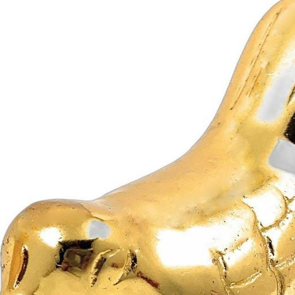 Set of Two Gold Metal Bird Tabletop Sculpture - SKU 482402