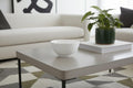 White Porcelain Large Round Serve Bowl