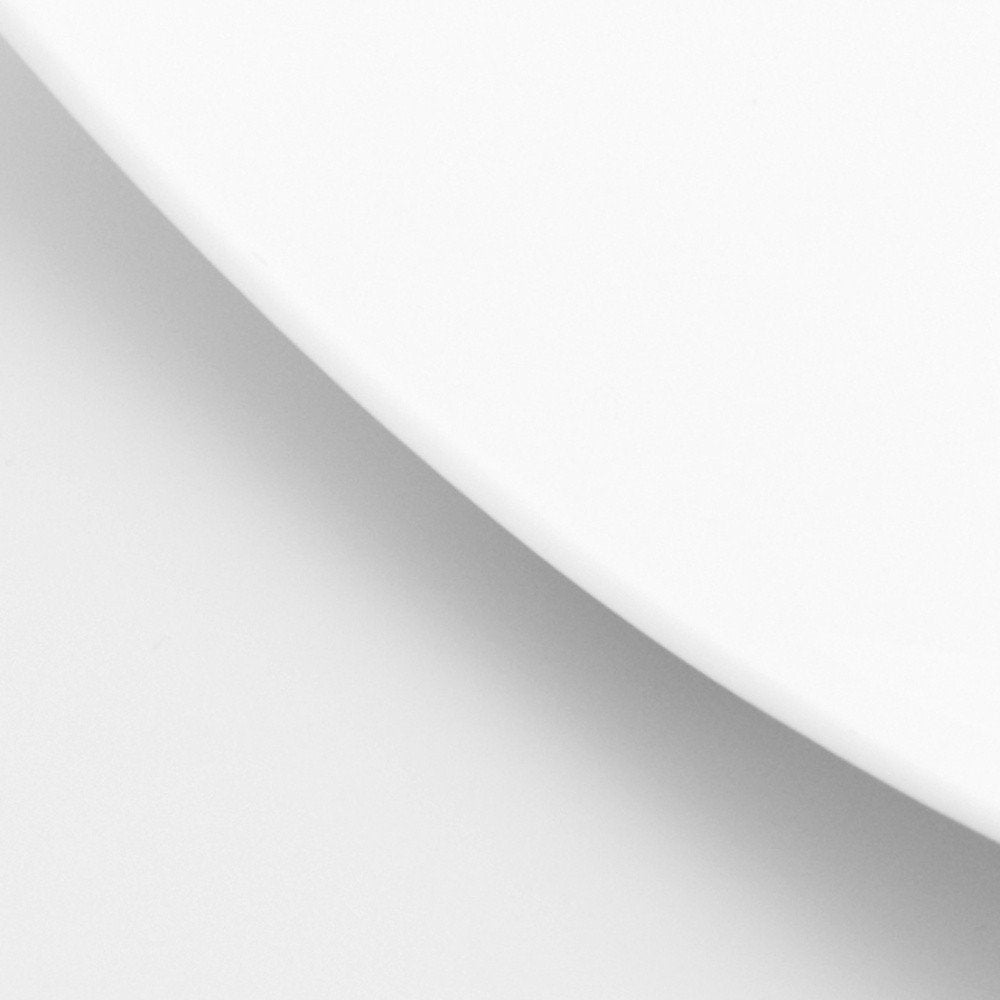 White Six Piece Square Bone China Service For Six Bread and Butter Set on a white background