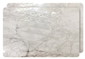 12" X 18" Silver And Gray Abstract Placemats. Dining linen isolated on a plain white background, in a silver linen finish.