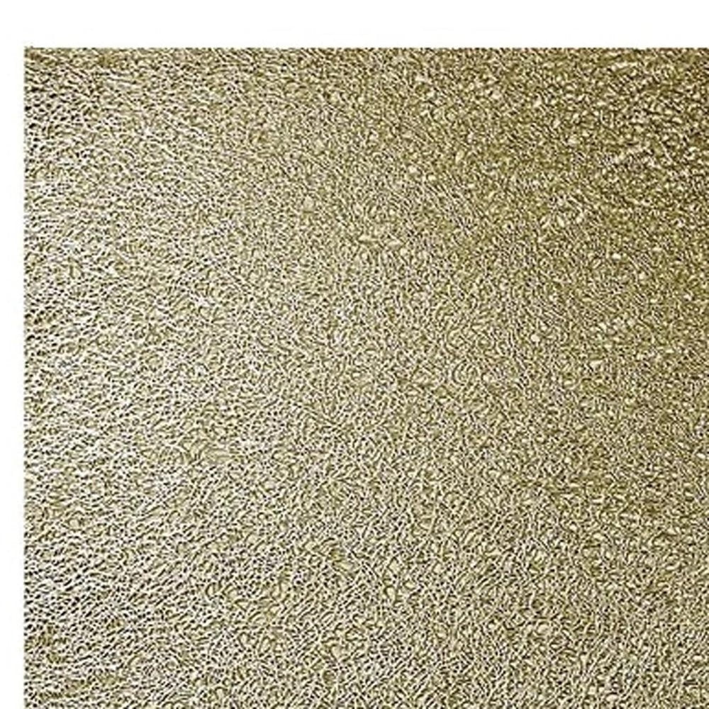 18" Set of Four Gold Vinyl Placemats