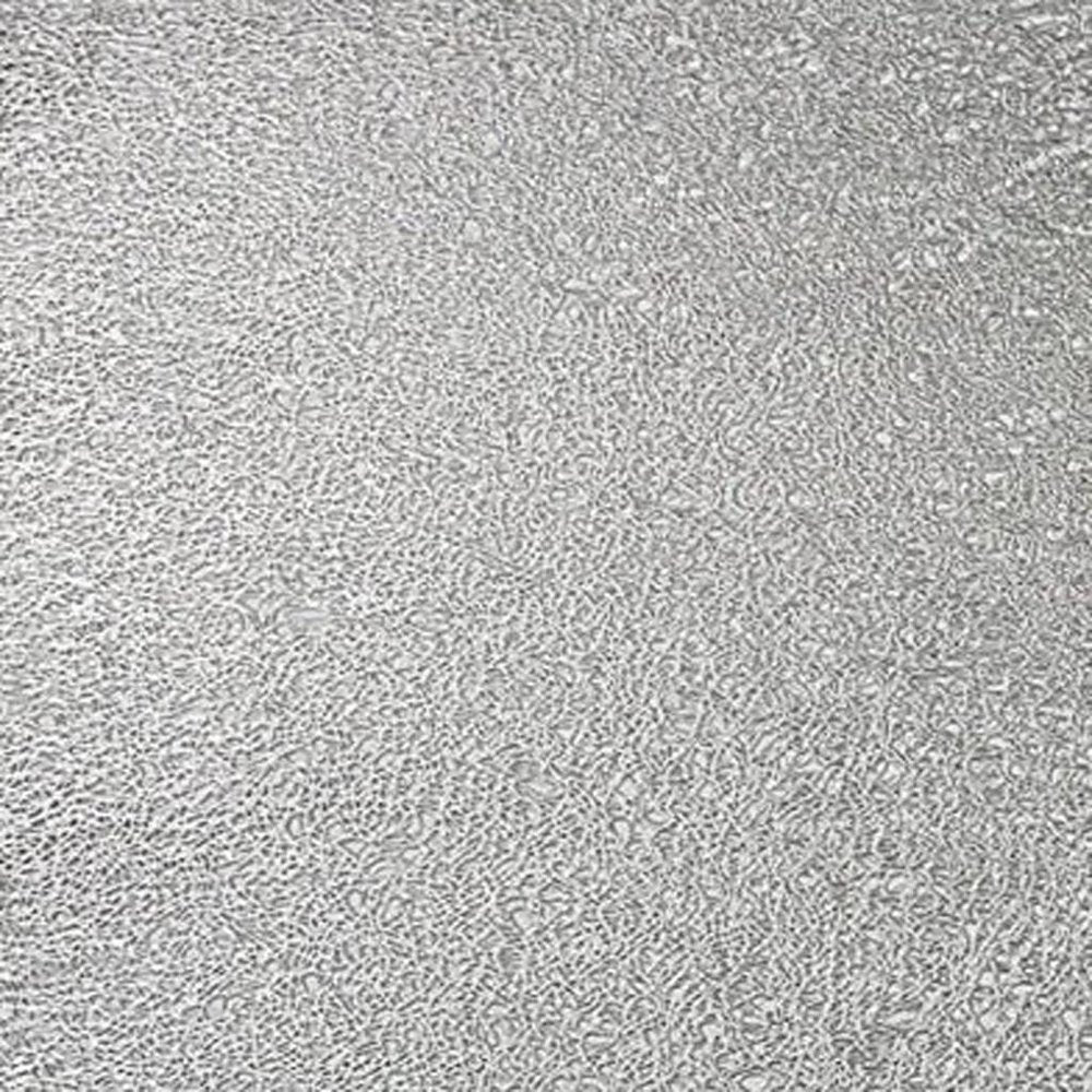 18" Set of Four Silver Vinyl Placemats