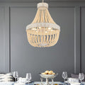 Gold And White Candle Style Six Light Metal Dimmable Chandelier