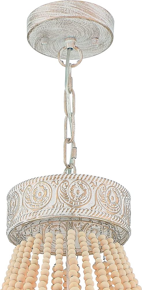 Gold And White Candle Style Six Light Metal Dimmable Chandelier