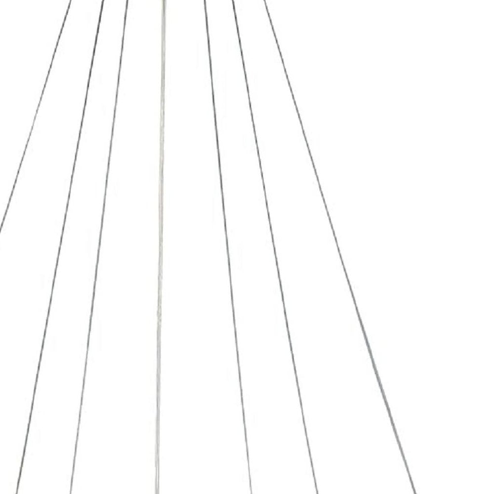 Gold Candle Style Three Light Metal LED Dimmable Chandelier