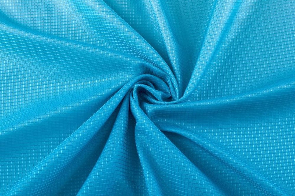 72" Blue And White Ombre Shower Curtain