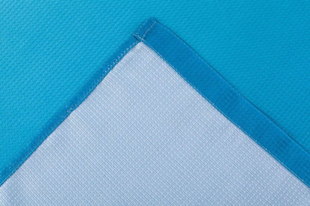 72" Blue And White Ombre Shower Curtain