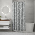 72" Gray And White Bird Shower Curtain