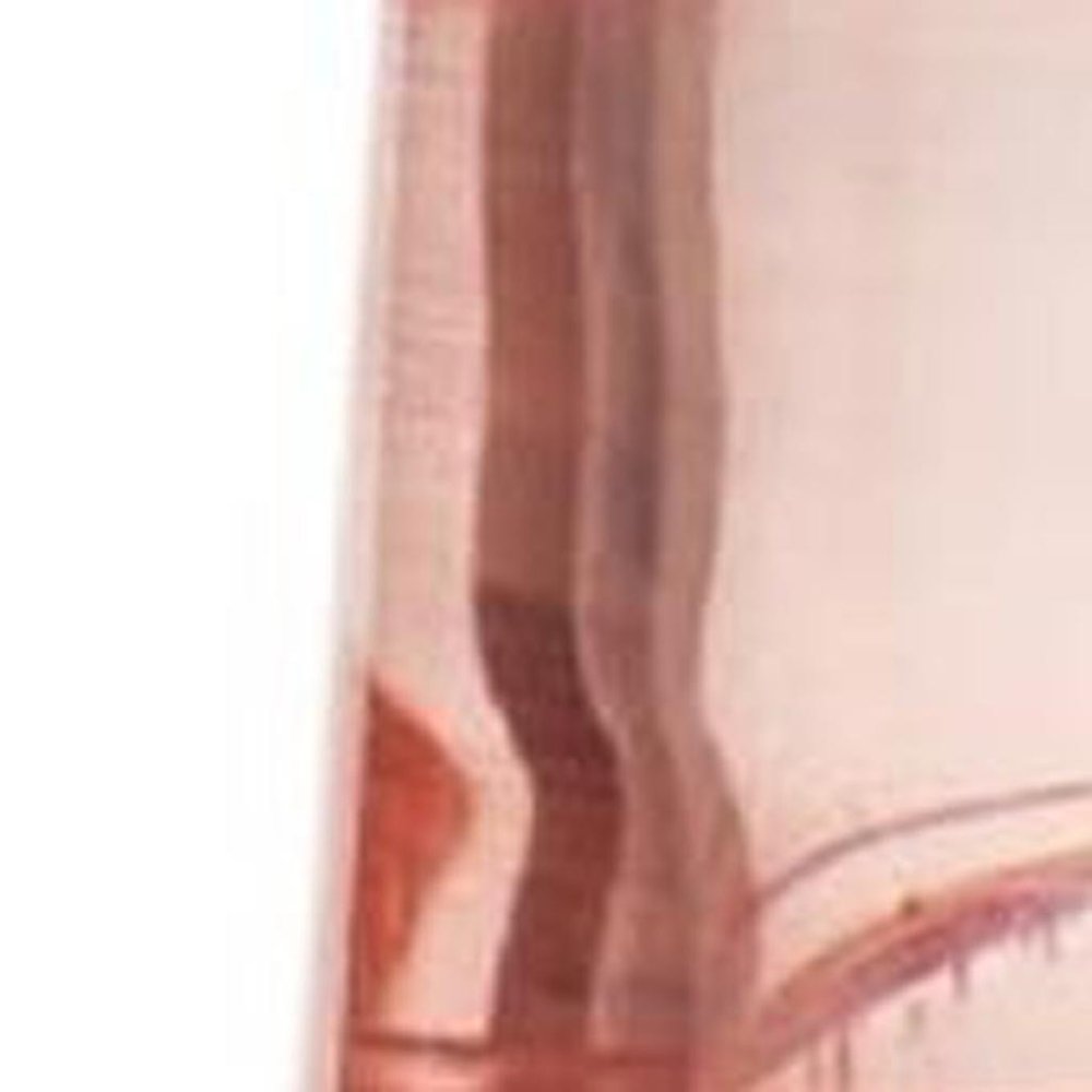 Set of Two Blush Plastic Angular Shape Stemless White Wine Glass on a white background